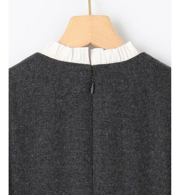 組曲「【2WAY】ラメフラノ フリル襟ワンピース」|ワンピース|