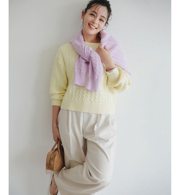 組曲「【加藤ローサさん着用】ハンサムツイルカーヴィーパンツ」|その他|アイボリー系