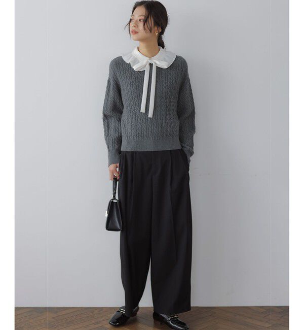 組曲「【加藤ローサさん着用】ハンサムツイルカーヴィーパンツ」|その他|