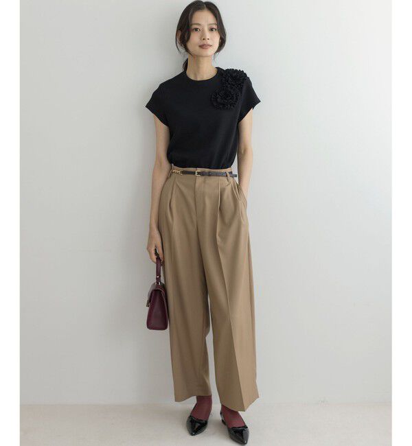 組曲「【加藤ローサさん着用】ハンサムツイルカーヴィーパンツ」|その他|