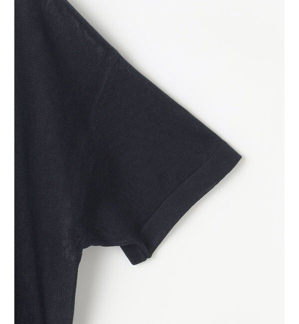 自由区「【アンサンブル対応・洗える】ドライシアーファインゲージクロップド丈 ニット」|ニット・セーター|