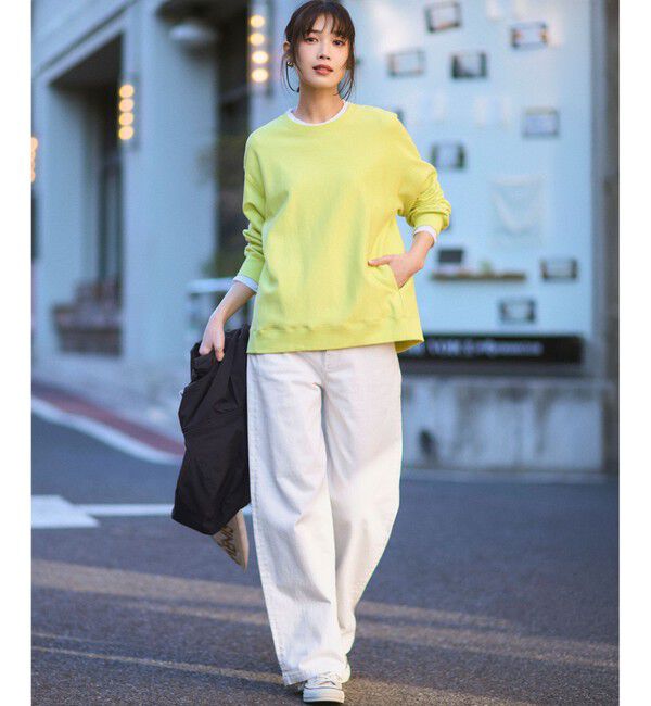 23区「【見上愛さん着用】シアーフライス レイヤード ロンTEE」|Tシャツ・カットソー|