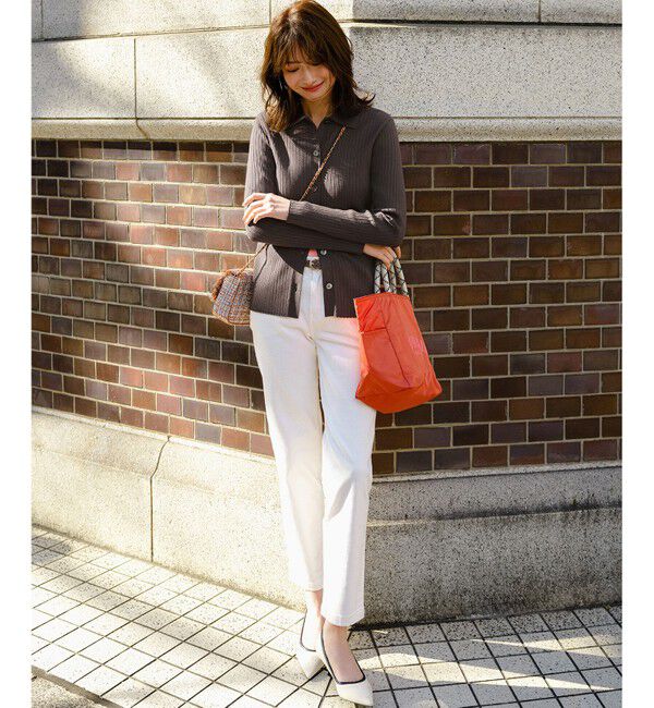 23区「【見上愛さん着用】シアーフライス レイヤード ロンTEE」|Tシャツ・カットソー|