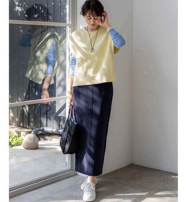 23区「【見上愛さん着用】シアーフライス レイヤード ロンTEE」|Tシャツ・カットソー|