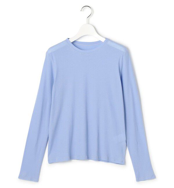 23区「【見上愛さん着用】シアーフライス レイヤード ロンTEE」|Tシャツ・カットソー|