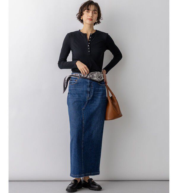 23区「【見上愛さん着用】シアーリブ レイヤード ロンTEE」|Tシャツ・カットソー|