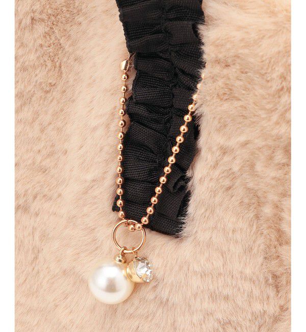 any SiS「フリルハンドルフェイクファー バッグ」|トートバッグ|