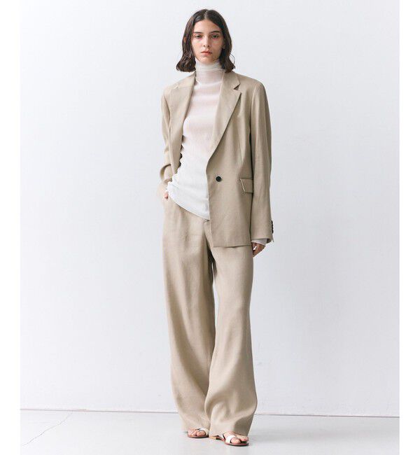 BEIGE,「MICA / リネンブレンドイージーワイドパンツ」|その他|