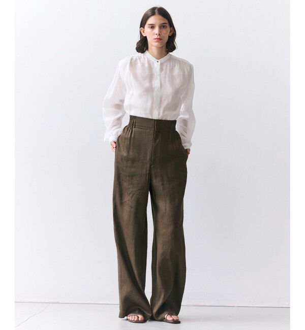 BEIGE,「MICA / リネンブレンドイージーワイドパンツ」|その他|