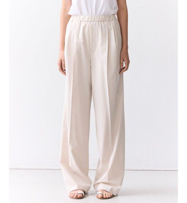 BEIGE,「APOPHY / ステッチディテールイージータックパンツ」|その他|OatMeal