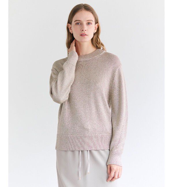 BEIGE,「SPESSARTINE / コクーンシルエットプルオーバー」|ニット・セーター|Gold