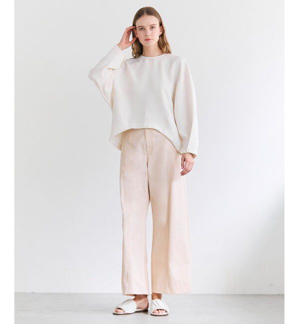 BEIGE,「PREHNA / コットンツイル カービーシームワイドパンツ」|その他|