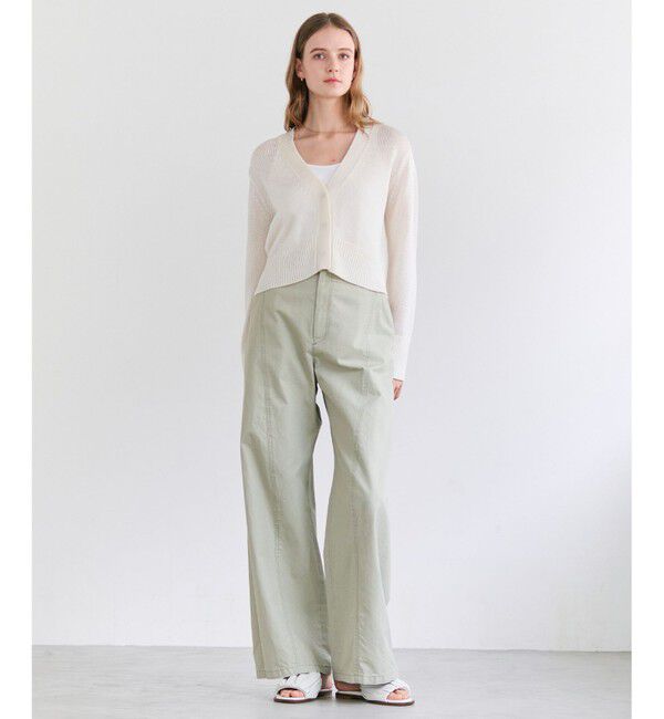 BEIGE,「PREHNA / コットンツイル カービーシームワイドパンツ」|その他|