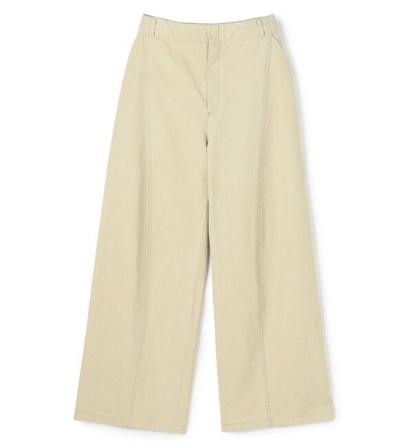 BEIGE,「PREHNA / コットンツイル カービーシームワイドパンツ」|その他|