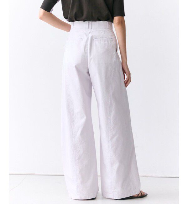 BEIGE,「PREHNA / コットンツイル カービーシームワイドパンツ」|その他|