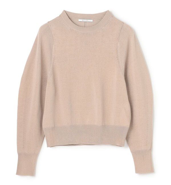 BEIGE,「ARSENOPY / コットンドライタッチクルーネックニット」|ニット・セーター|