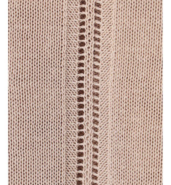 BEIGE,「ARSENOPY / コットンドライタッチクルーネックニット」|ニット・セーター|