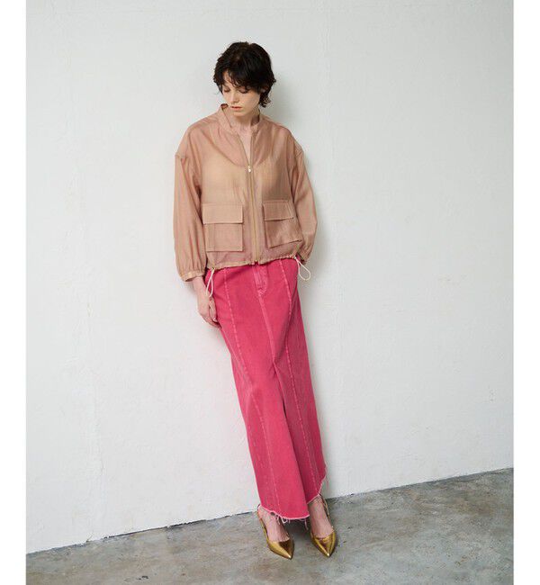 Grace Class「シアードレープブルゾン」|ブルゾン・スタジャン|