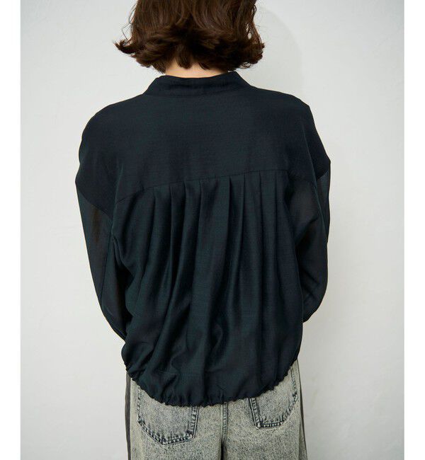 Grace Class「シアードレープブルゾン」|ブルゾン・スタジャン|