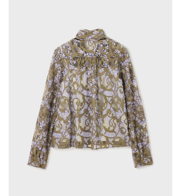 GRACE CONTINENTAL「ボウタイ付レースブラウス」|シャツ・ブラウス|