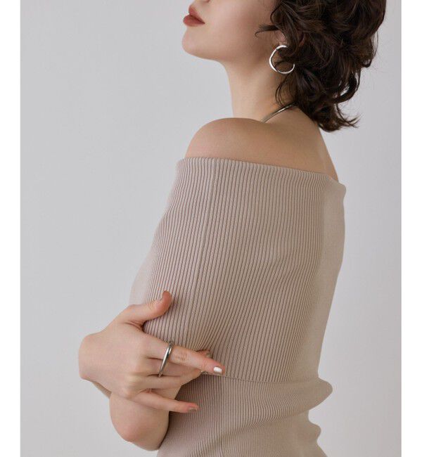 Diagram「オフショルリブニットトップ」|その他|