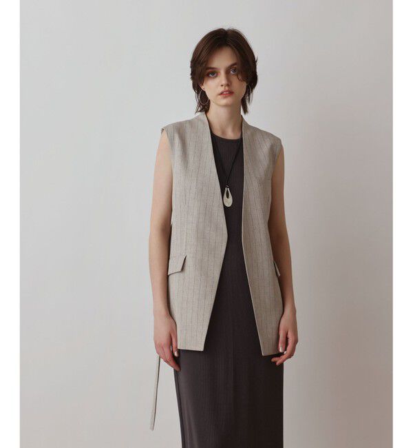 Diagram「ストライプノーカラージレ」|ベスト・ジレ|