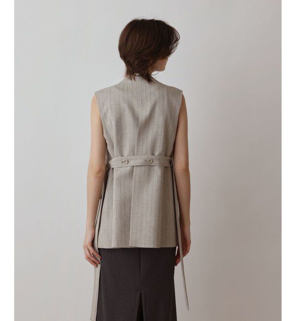 Diagram「ストライプノーカラージレ」|ベスト・ジレ|