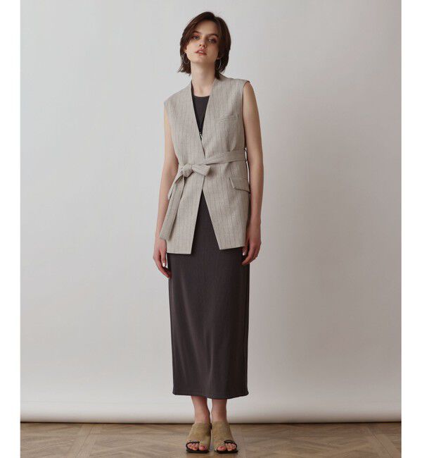 Diagram「ストライプノーカラージレ」|ベスト・ジレ|