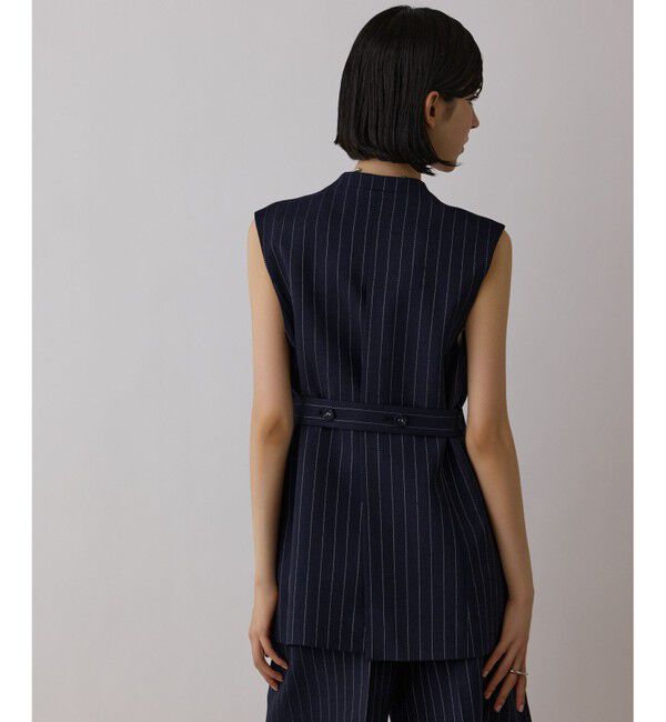 Diagram「ストライプノーカラージレ」|ベスト・ジレ|