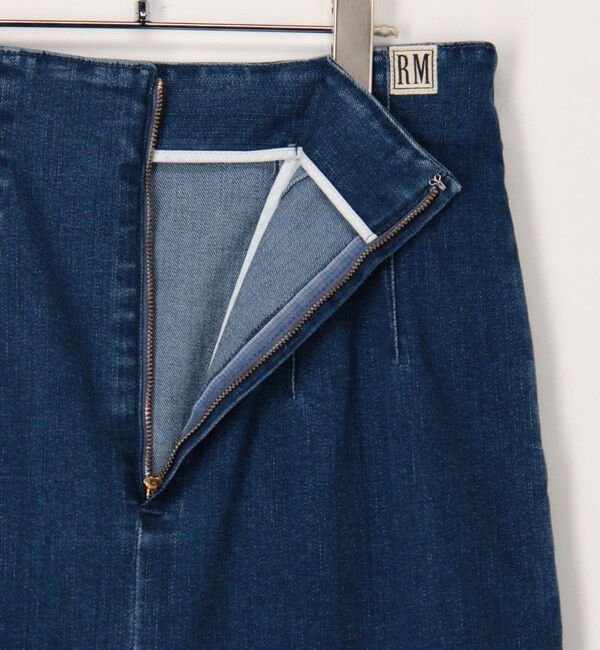 Rie Miller「【RM denim】スリットタイトデニムスカート」|タイト|