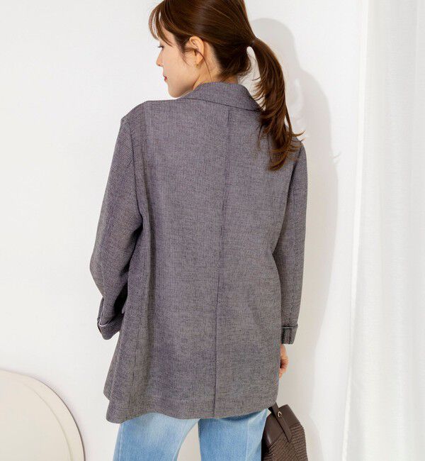 NOLLEY'S「ウォッシャブルカラミオーバージャケット」|テーラードジャケット|