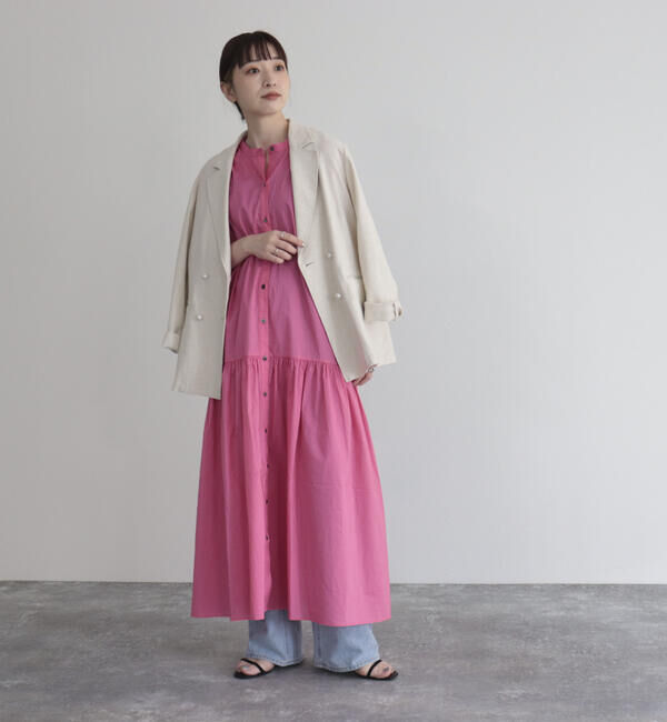 fredy emue「【fredyemueフレディエミュ】コードボリュームシャツワンピース」|ワンピース|