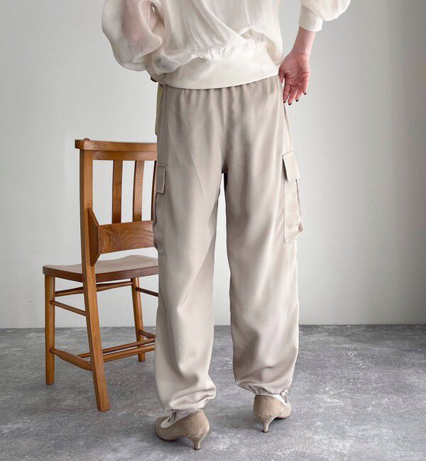 fredy emue「ブライトツイルイージーベイカーパンツ」|カーゴ|