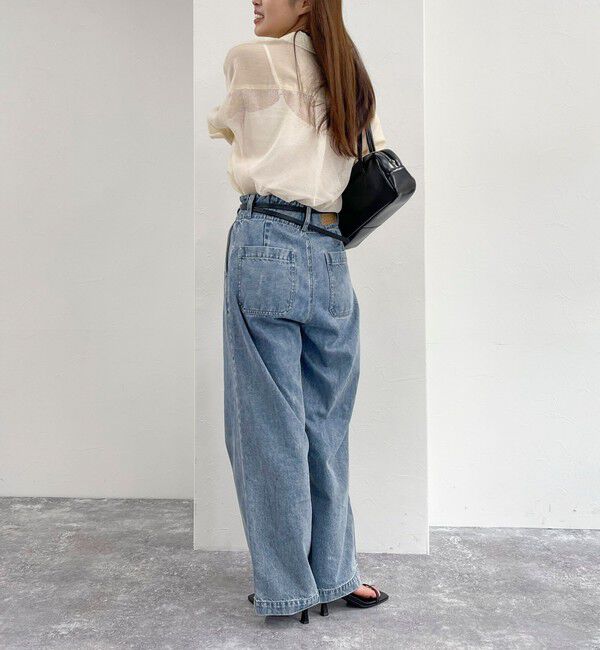 fredy emue「メッシュ切替シャツ」|シャツ・ブラウス|