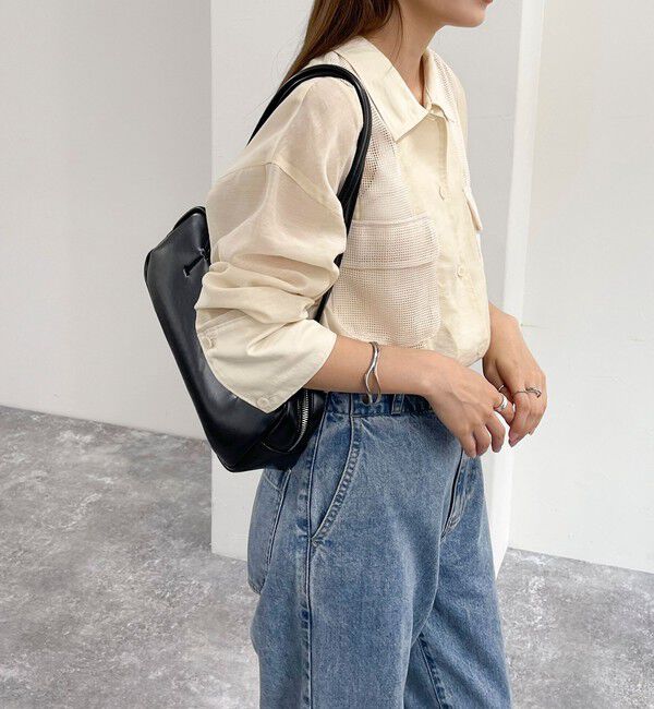 fredy emue「メッシュ切替シャツ」|シャツ・ブラウス|