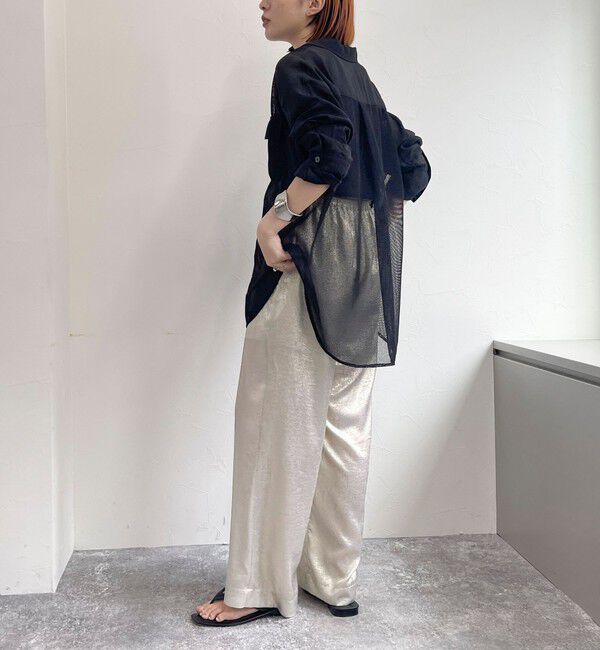 fredy emue「メッシュ切替シャツ」|シャツ・ブラウス|