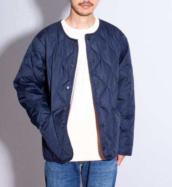 GLOSTER「【TAION/タイオン】GLOSTER別注 ミリタリーライナージャケット ノーカラーMA-1 M65」|ダウン|