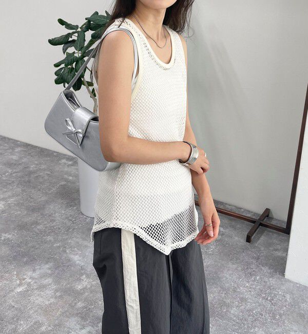 fredy emue「メッシュチュニックタンクトップ」|タンクトップ|