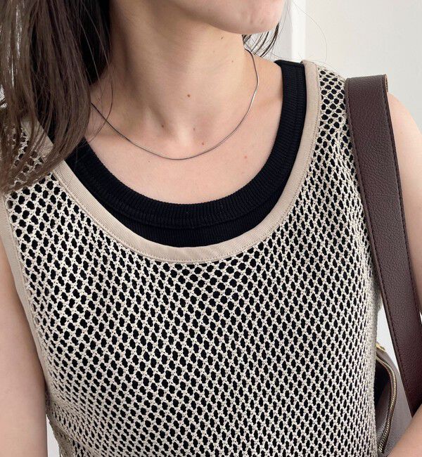 fredy emue「メッシュチュニックタンクトップ」|タンクトップ|