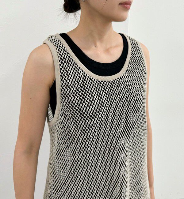 fredy emue「メッシュチュニックタンクトップ」|タンクトップ|