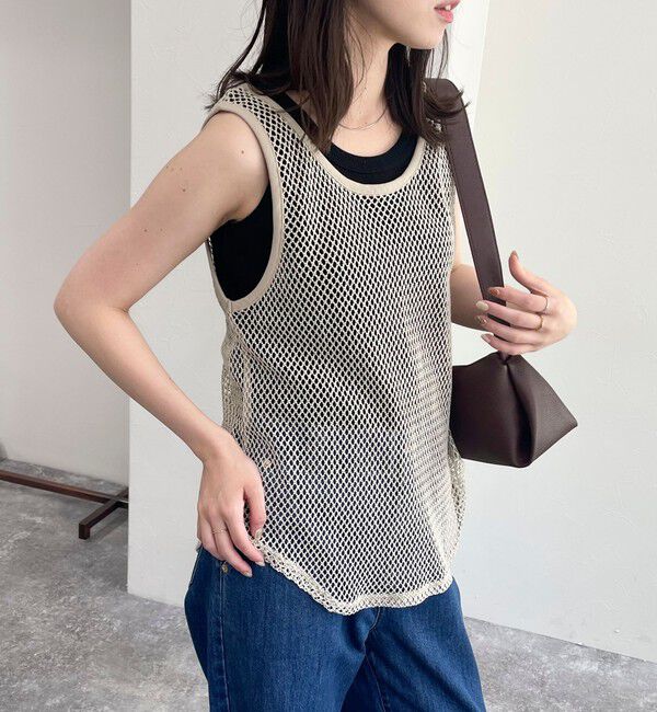 fredy emue「メッシュチュニックタンクトップ」|タンクトップ|