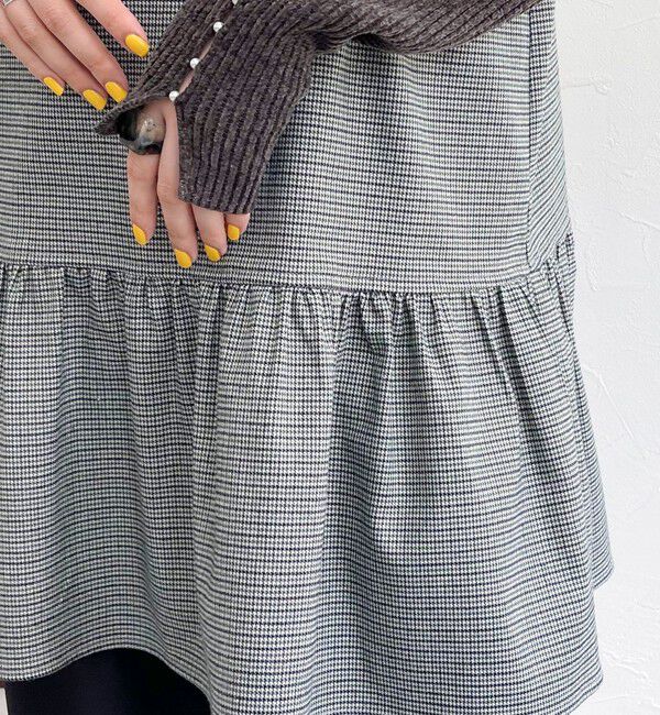 fredy emue「チェック柄レイヤードキャミワンピース」|ワンピース|