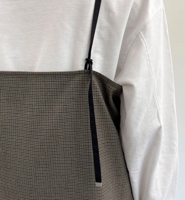 fredy emue「チェック柄レイヤードキャミワンピース」|ワンピース|