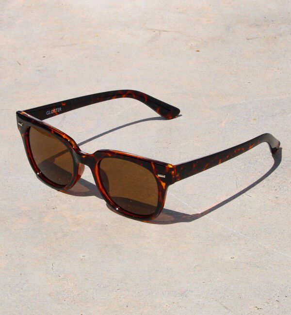 GLOSTER「【GLOSTER/グロスター】ニューベーシック カラーレンズサングラス」|サングラス|ブラウン