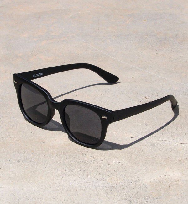 GLOSTER「【GLOSTER/グロスター】ニューベーシック カラーレンズサングラス」|サングラス|ブラック系その他