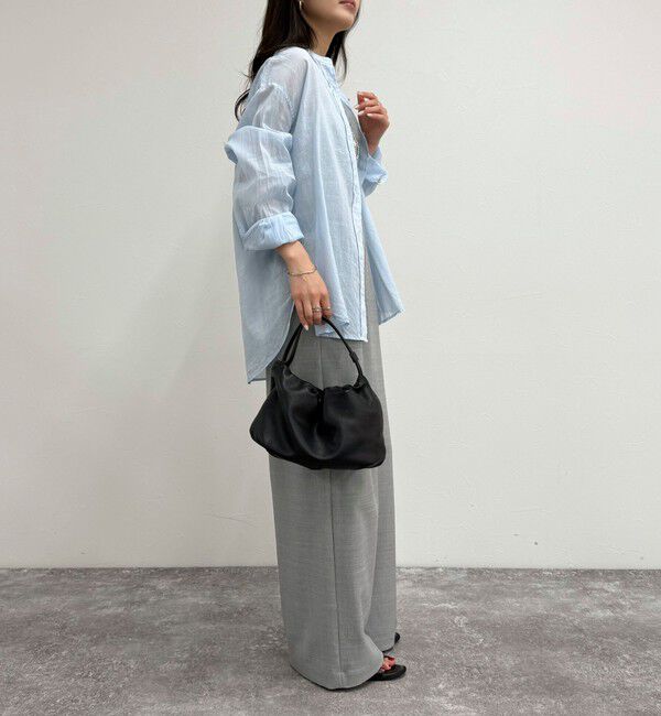 fredy emue「ラミーバンドカラーシャツ」|シャツ・ブラウス|