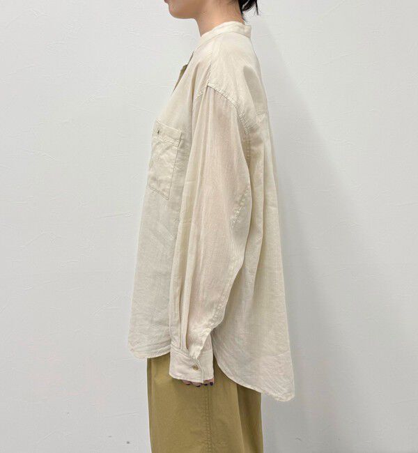 fredy emue「ラミーバンドカラーシャツ」|シャツ・ブラウス|