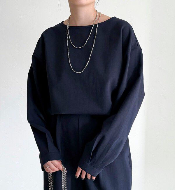 fredy emue「【セットアップ対応】パウダリーツイルコクーンブラウス」|シャツ・ブラウス|