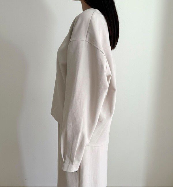 fredy emue「【セットアップ対応】パウダリーツイルコクーンブラウス」|シャツ・ブラウス|