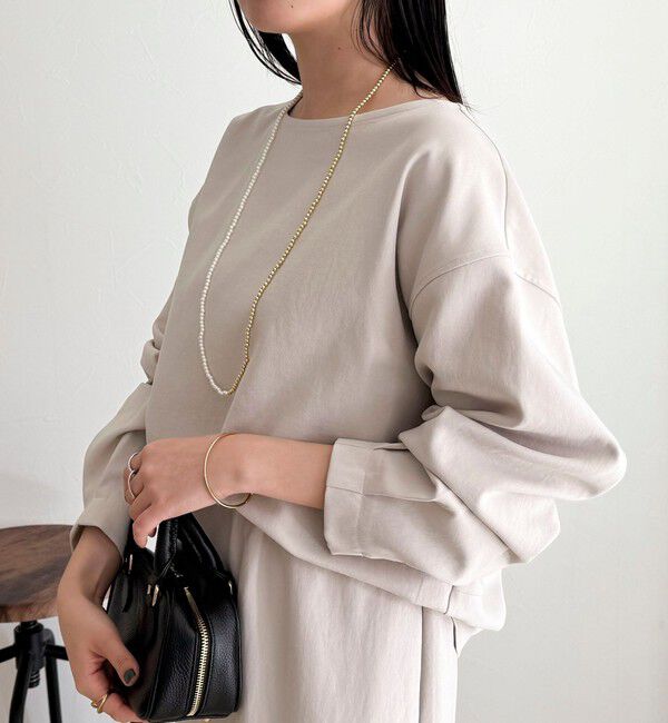 fredy emue「【セットアップ対応】パウダリーツイルコクーンブラウス」|シャツ・ブラウス|